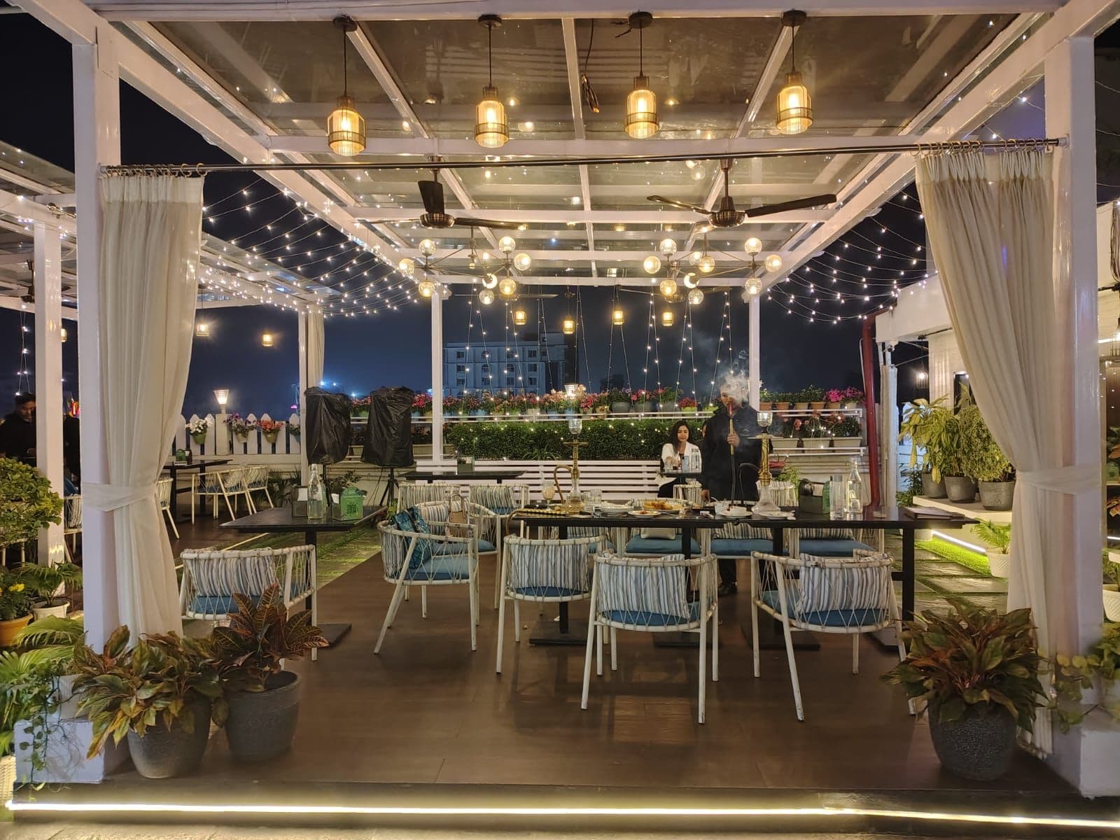 Rooftop dining at Olive Garden Guwahati
